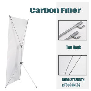 Suporte de Banner X de Alumínio Personalizado para Publicidade Externa com Impressão Digital e Peças Plásticas - Product Image 3