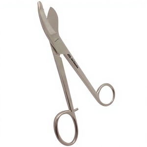 Tijeras para Yeso de Acero Inoxidable Bruns de 24 cm con Una Borde de Corte Dentado, Instrumentos Quirúrgicos Ortopédicos - Product Image 1