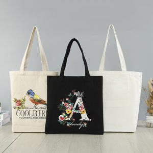 LOGO personnalisé IMAGE imprimé grande quantité personnalisé initial toile <span class=keywords><strong>sac</strong></span> de <span class=keywords><strong>plage</strong></span> monogramme cadeau fourre-tout <span class=keywords><strong>pour</strong></span> les femmes - Product Image 3