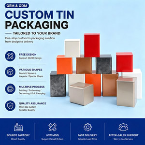 Latas cuadradas para envasar té, caramelo, Café en polvo para aperitivos, manualidades, alimentos enlatados, pegatinas para alimentos para mascotas - Product Image 1