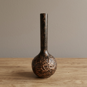 AK Brass <b>Copper</b> Antique Designer Metal Long Table Metal Flower <b>Vase</b> For Home Decor - Product Image 2