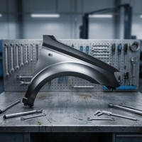 Guardabarros Delantero Izquierdo y Derecho de Acero de Alta Resistencia OEM al por Mayor, Piezas Personalizadas para Carrocería de Automóvil Chevrolet Lova 2005