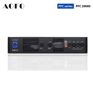 เพาเวอร์แอมป์ PFC20000 DSP แบบสองช่องสัญญาณ 4 โอห์ม ตัวเครื่องโลหะ กำลังขับสูง สำหรับการติดตั้งแบบถาวรสำหรับการเดินทาง - Product Image 2