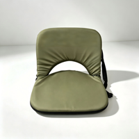 Siège pliant OEM personnalisé pour stade, rembourré en tissu Oxford 600D, avec cadre en acier, chaise portable pour gradins, idéal pour les sports de plein air et le camping