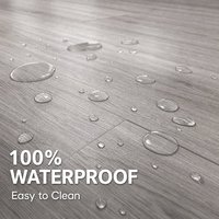 Revêtement UV anti-rayures, sol en vinyle à dos sec, planches LVT de 2 mm, planches de sol en PVC à coller pour la cuisine et la salle de bain