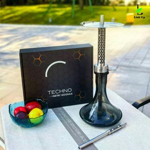 Rusia Original Acero inoxidable Geometría Techno Hookah Shisha Set Party Club Outdoor Beach Camping Fumar Shisha Chicha - Product Image 2