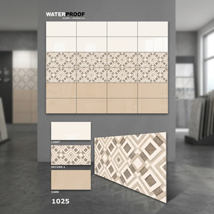 Carreaux muraux en céramique moderne OEM ODM 300x600mm, mosaïque numérique émaillée, briques réfractaires pour murs intérieurs, salles de bain et décoration extérieure - Product Image 5