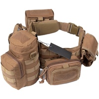 Ceinture tactique de haute qualité, en matériaux de qualité supérieure, confortable, respirante, ceinture de service tactique, ceinture utilitaire avec pochettes pour accessoires