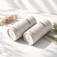 Boîte en papier personnalisée : Boîte ronde recyclable pour flacon de parfum 100 ml, emballage cylindrique en carton pour produits de soin, tube en papier pour essence capillaire