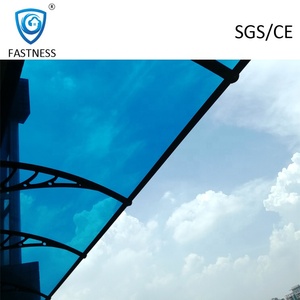 Cường độ cao vườn Nguồn cung cấp gazebo tầng không thấm nước tán <span class=keywords><strong>Polycarbonate</strong></span> cửa nhà để xe mái hiên - Product Image 5