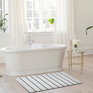<span class=keywords><strong>FIGOO</strong></span> - Tapis de bain pliable en terre de diatomée, tapis de bain en pierre super absorbant à séchage rapide, tapis antidérapant en diatomite pour salle de bain - Product Image 1