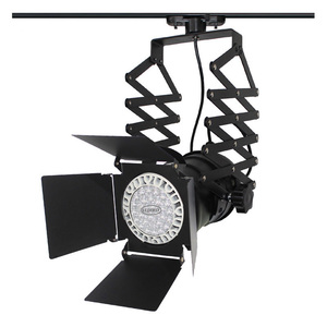 LEDEAST T3032N-33 PAR30 Projecteur LED sur <span class=keywords><strong>rail</strong></span> extensible 33W 40W avec volets orientables Triphasé 2 ou 3 fils <span class=keywords><strong>Luminaire</strong></span> sur <span class=keywords><strong>rail</strong></span> anti-éblouissement - Product Image 2