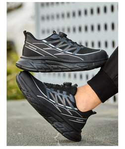 Chaussures de sécurité pour hommes en gros, résistantes aux chocs et anti-perforation, avec embout en acier, chaussures de sécurité de construction - Product Image 2