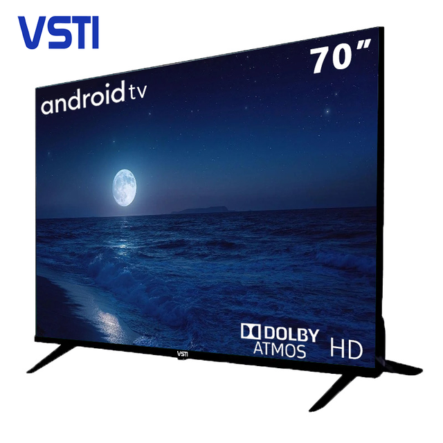 VST 70-Inch Smart LED TV 4K Ultra HD with Hotel TV Use and Android System