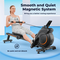 Home Niveles de resistencia de la máquina Capacidad de carga Ftiness Workout Remero magnético Remo