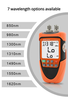 Compteur de puissance optique VICTOR VC669A, dispositif intégré à lumière rouge, stylo à lumière rouge haute précision pour fibre optique, rechargeable