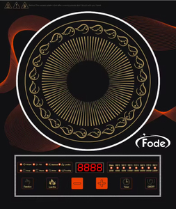 Placa <span class=keywords><strong>de</strong></span> cristal <span class=keywords><strong>para</strong></span> Hotel, Cocina <span class=keywords><strong>de</strong></span> Inducción eléctrica <span class=keywords><strong>a</strong></span> presión, Color Rojo - Product Image 6