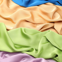 Tissu satiné liquide blanc extensible en polyester, matière de lingerie sexy pour femmes, satin de duchesse, satin américain pour mariage