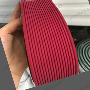 Belle Performance personnalisé PU/caoutchouc PK PJ PL PM PH ceinture côtelée multi-coins ceinture multi-rainures - Product Image 3