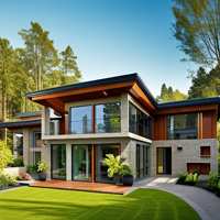 Villa préfabriquée moderne de haute qualité en acier léger, structure en acier galvanisé, triple certification, garantie 5 ans, 121+