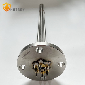 גוף חימום חשמלי מצינור נירוסטה אינקולוי 415VAC עם אוגן למערכת מבשלת, גוף חימום טבילה - Product Image 5