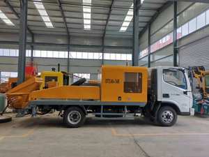 MINLE Dieselbetriebene LKW-Montierte Betonpumpe mit Ausleger 200m Vertikal/1000m Horizontal Förderung 50m/h für Großbaustellen - Product Image 2