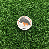 Fabricant de luxe – Conception gratuite – Accessoires de golf moulés sous pression à bas prix – Marqueur de balle de golf en métal personnalisé avec logo magnétique – Vente en gros