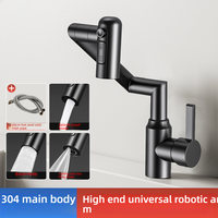 Robinet de cuisine intelligent multifonction en acier inoxydable pour maison conteneur extensible
