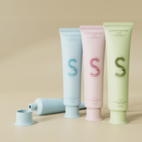 Emballage personnalisé en tube souple cosmétique en plastique de qualité alimentaire européenne, pour soins de la peau, crème pour les mains, lotion pour le corps, vente en gros OEM
