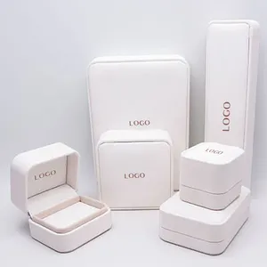 Benutzer definierte ring geschenk boxen mit gedruckt logo, magnetische pu leder verpackung, schmuck boxen, organizer logo, großhandel