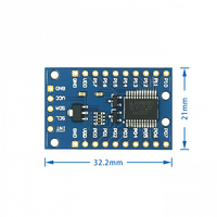Carte d'extension IO 16 bits PCF8575 I2C, module d'extension GPIO pour bus I2C, pour ESP32 STM32