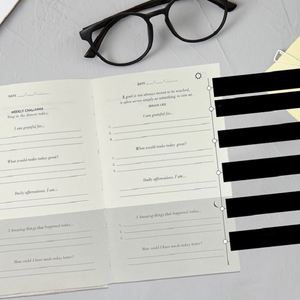 2025 Custom Logo Linen Fabric Cover A5/<b>A4</b> Business Office <b>Planner</b> Personalized Wedding Vows Book with Printed Journal Gift - Product Image 2