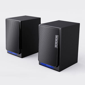 Altavoz Hi-Fi Bluetooth Estéreo Coaxial 2.0 de Madera para Estantería con Luz LED y Alimentación CA - Product Image 6