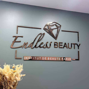 OEM Color Acrylic Laser Cut Logo Letters, Wall <b>Sign</b> for Office/Salon/Reception, Wholesale - Product Image 2