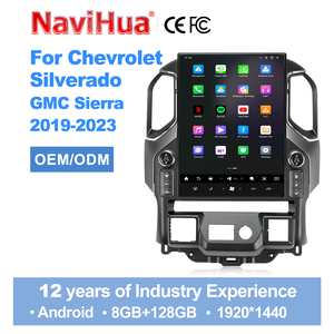 Autoradio Android Navihua Android 14 style Tesla, écran vertical 15,6 pouces, lecteur audio pour Chevrolet Silverado/GMC Sierra 2019-23 - Product Image 3