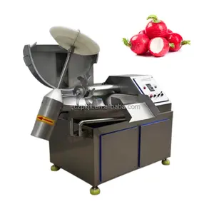 New Design Commercial Stainless Steel Vacuum Meat Chopper Table Top Sausage Chopping Machine Ginger Chopping Machine