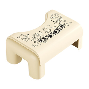 Tabouret de toilette inclinable en PP, support à angle de 35 degrés pour salle de bain - Product Image 3