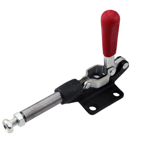 Pince de serrage rapide 305E Push Pull, outillage de fixation, pince à angle droit avec poignée, course de 42 mm, métrique, non réglable - Product Image 1
