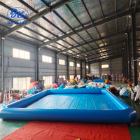 Piscine gonflable de grande taille de haute qualité, spécialement conçue pour les activités commerciales, en PVC, pour les parcs et les places en plein air