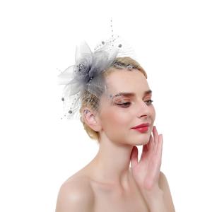 Sombreros Elegantes de Sinamay con Plumas para Dama, Estilo Iglesia, 2021 - Product Image 3
