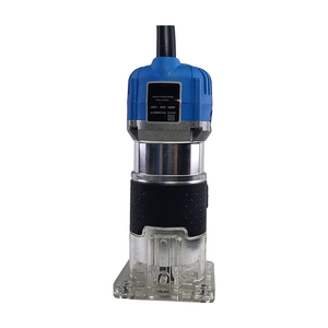 KQ-3701 Laminator Router 450W Industrial Grade 1/4 Inch Chuck Woodworking Tool Wood Trimmer Wood <b>Trimming</b> <b>Machine</b> - Product Image 3