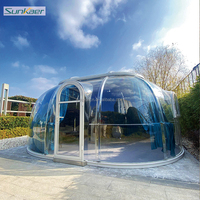 Sunkaer Maison à bulles antirouille, UV, pluie et neige Tentes dôme de glamping d'hiver gonflables et personnalisées Igool Maisons dôme préfabriquées