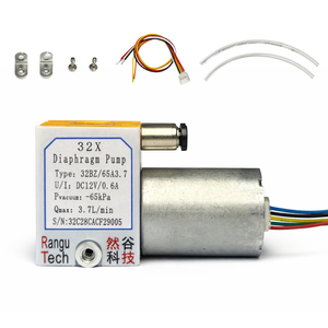 Pompe à vide mini 32BZ à débit stable, prix de gros : Pompe sans balais 12V 2-3,7L/min à fonctionnement continu - Product Image 1