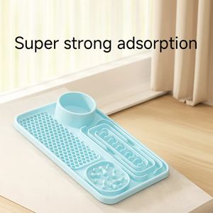 Slow Feeder, <b>Food</b>-Grade Silicone, Soft and Skin-Friendly, Non-Slip Suction Base, Odorless, Multi-Compartment, <b>for</b> Water,<b>food</b> - Product Image 4