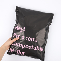 Sacs d'expédition autocollants écologiques, imperméables, durables, personnalisés avec logo, pour courrier express, en plastique pêche