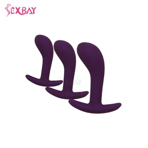 Sexbay OEM/ODM Medical silicone curved elbow anal plugs are available in custom colors for buttock expansion for men and women