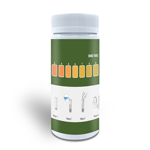 Tiras reactivas para pruebas de pH del suelo, 100 tiras, pH 3-9, para pruebas en jardines, campos agrícolas y huertos - Product Image 2