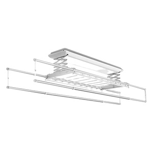 Séchoir à linge électronique intelligent en aluminium avec levage automatique et conception suspendue au plafond pour une utilisation intérieure et extérieure - Product Image 1