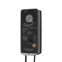 Actionneur de registre coupe-feu et anti-fumée à rappel par ressort S6061SF-20DF/24V 20 Nm Marche/Arrêt AC/DC 24V