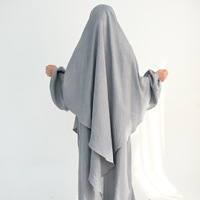 2025 nouveau Design modeste Abaya ensemble prière gratuite deux pièces maman musulmane robe d'allaitement Eid vêtements islamiques